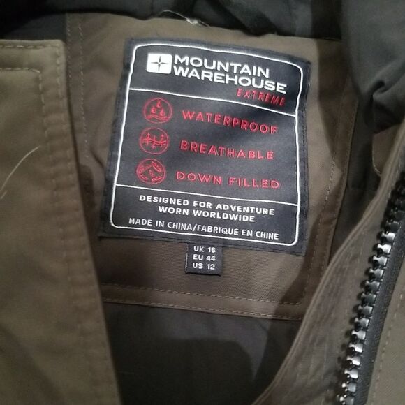 Mountain Warehouse Womens Down Waterproof Jacket Brand new with tags sz 12 - Picture 2 of 8